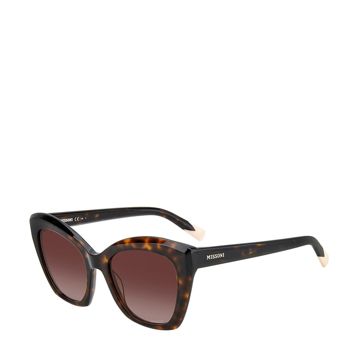Brown Shaded Cat Eye Sunglasses main product photo