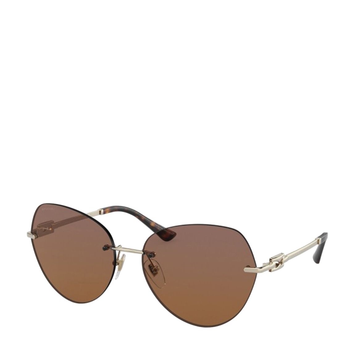 Women's Gold Bvlgari Sunglasses 60mm main product photo