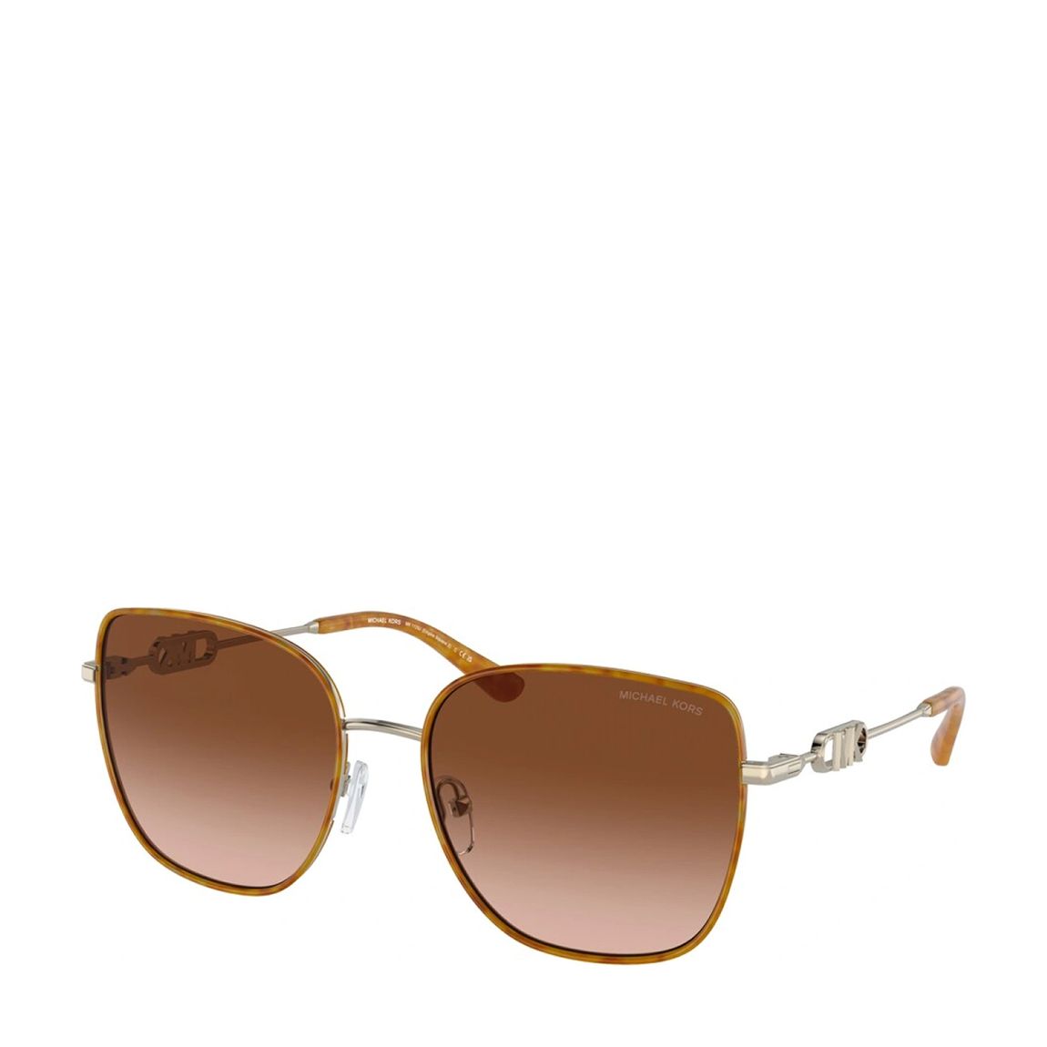 Women's Michael Kors Gold Sunglasses 57mm main product photo