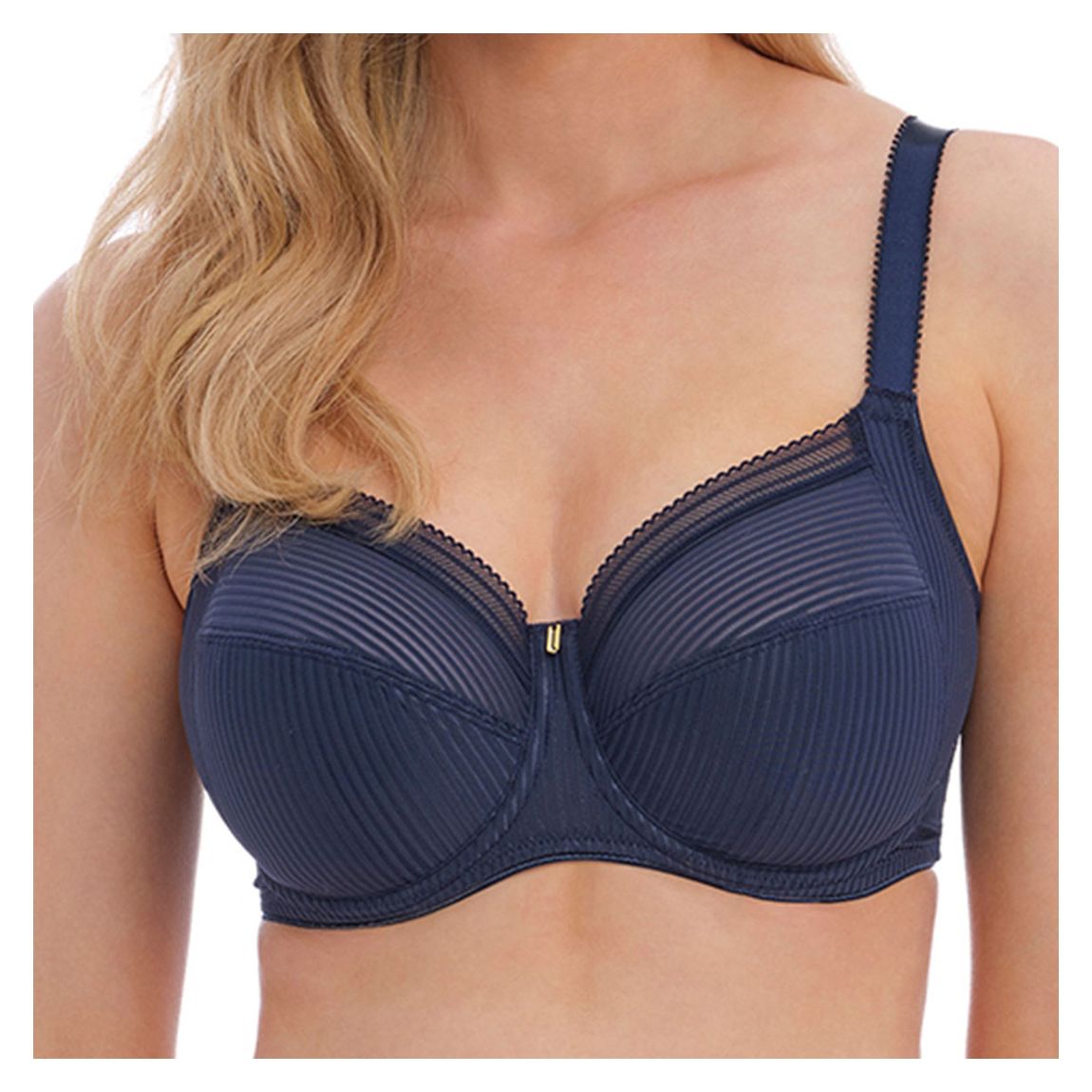 Navy Fusion Full Cup Side Support Bra main product photo