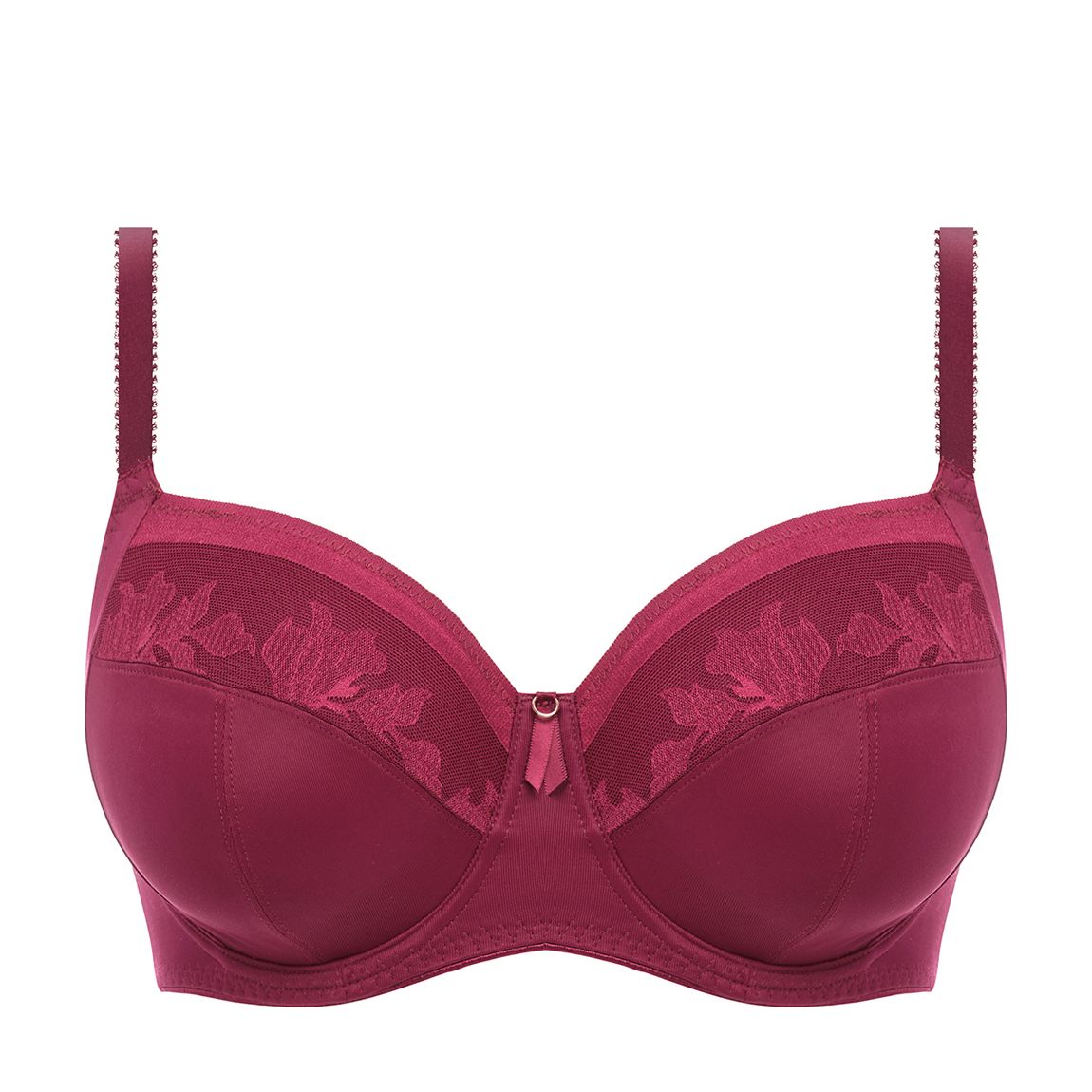 Red Illusion Side Support Bra main product photo