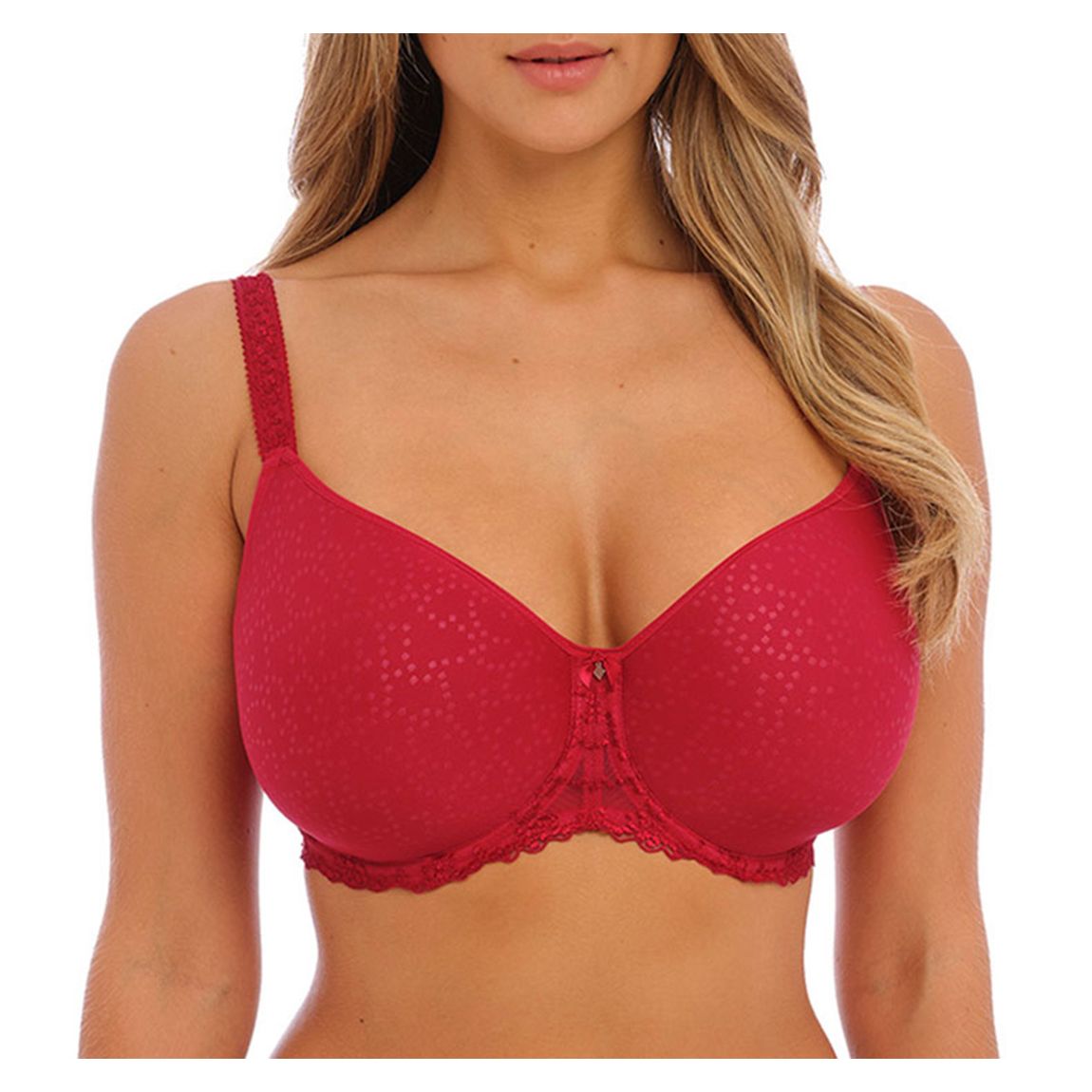 Red Ana Moulded Spacer Bra main product photo