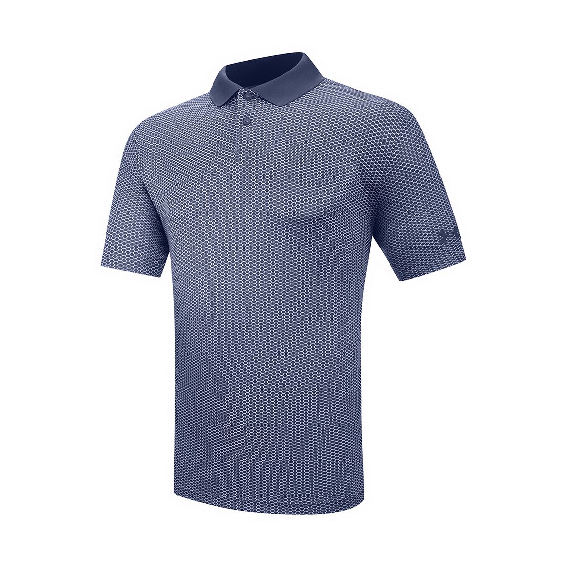 Navy Under Armour Monogram Performance Polo main product photo