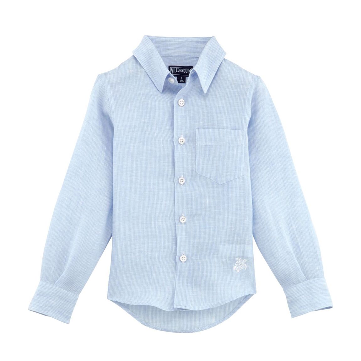 Blue Linen Shirt main product photo