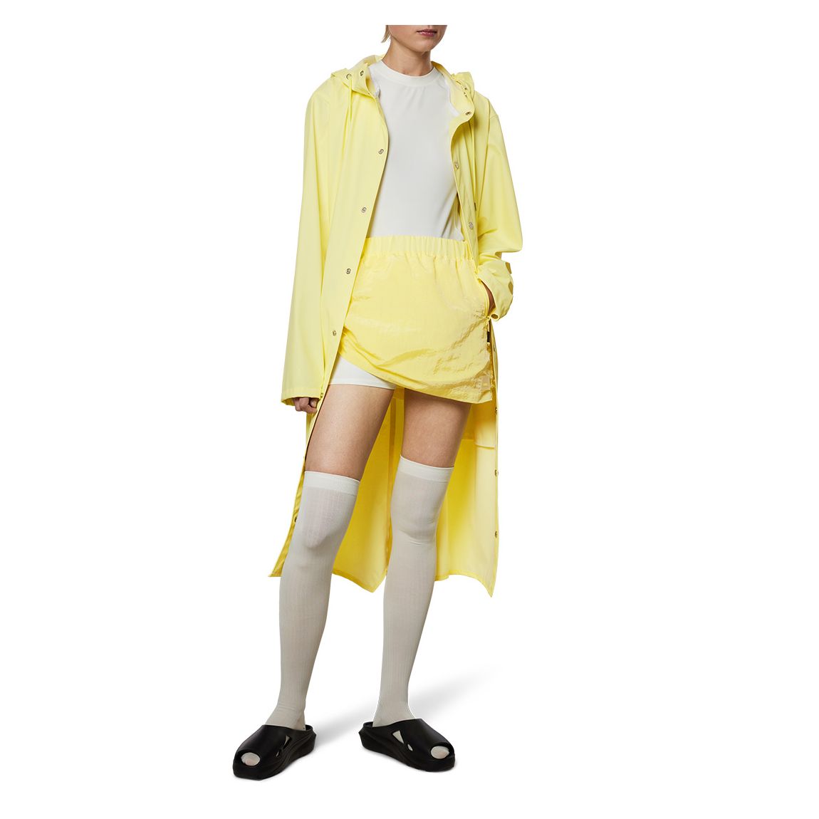 Straw Unisex Waterproof Long Rain Jacket main product photo