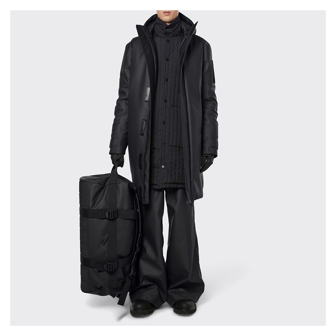 Black Unisex Waterproof Glacial Coat main product photo