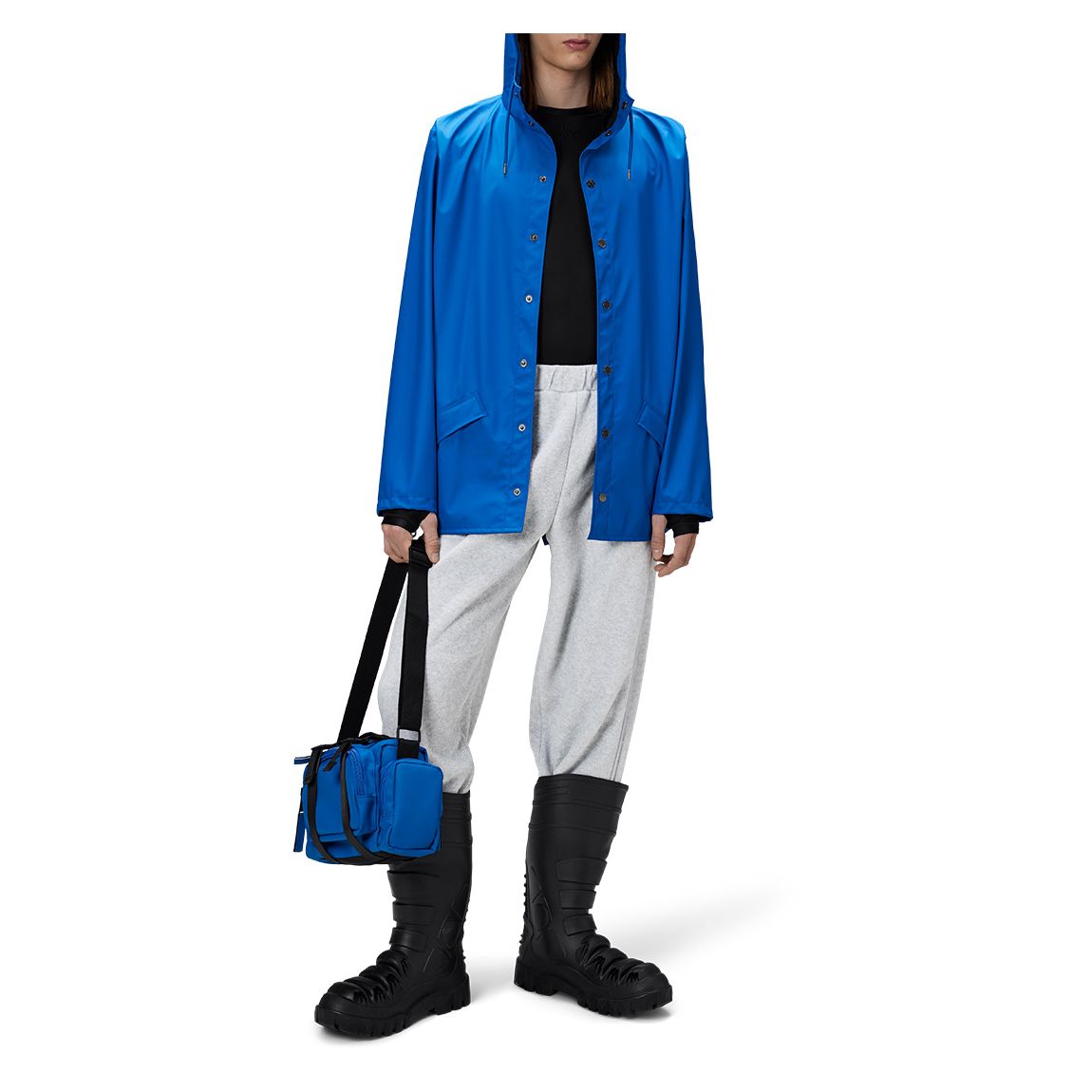 Waves Unisex Waterproof Rain Jacket main product photo