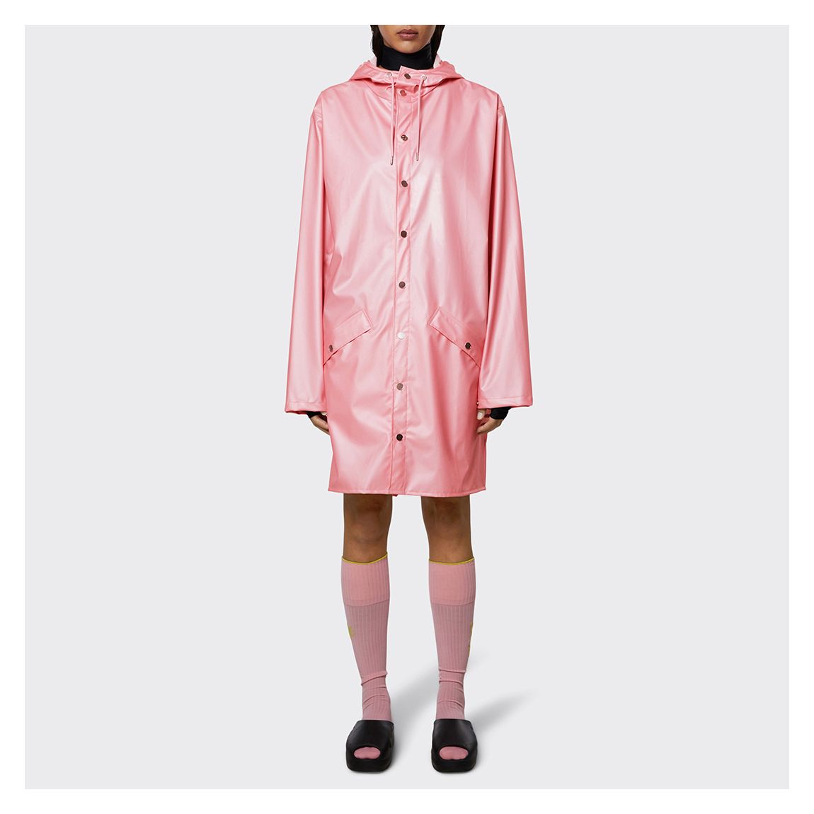 Pink Sky Unisex Waterproof Long Jacket main product photo