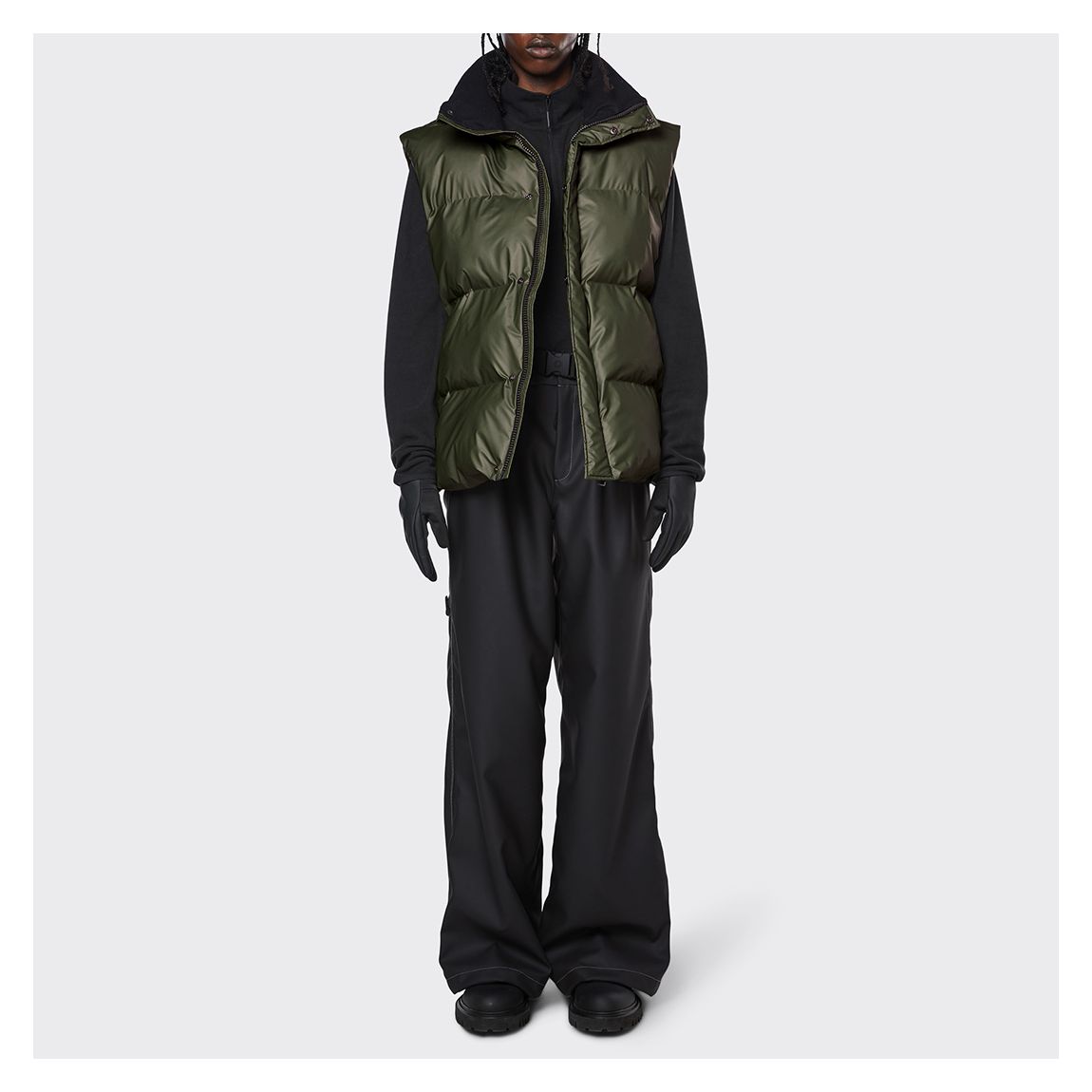Evergreen Unisex Waterproof Boxy Puffer Vest main product photo
