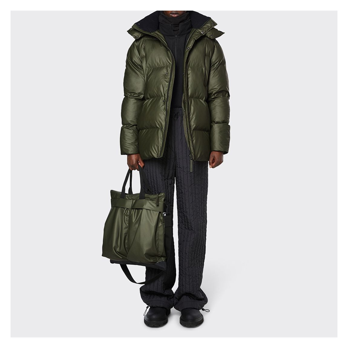 Evergreen Unisex Waterproof Boxy Puffer Parka main product photo