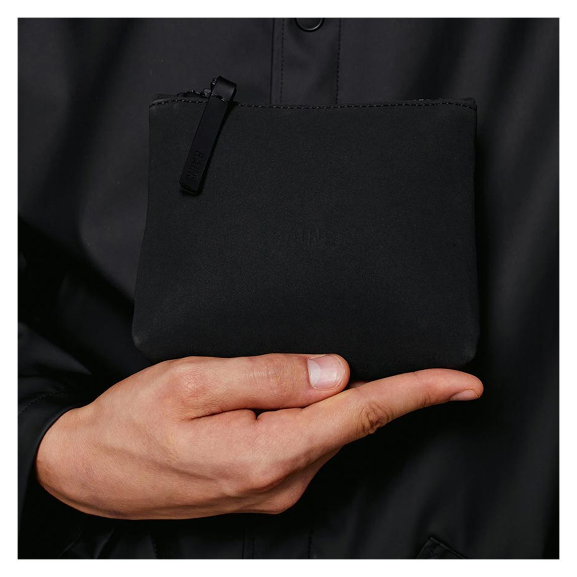 Black Unisex Waterproof Scuba Cosmetic Bag Mini main product photo