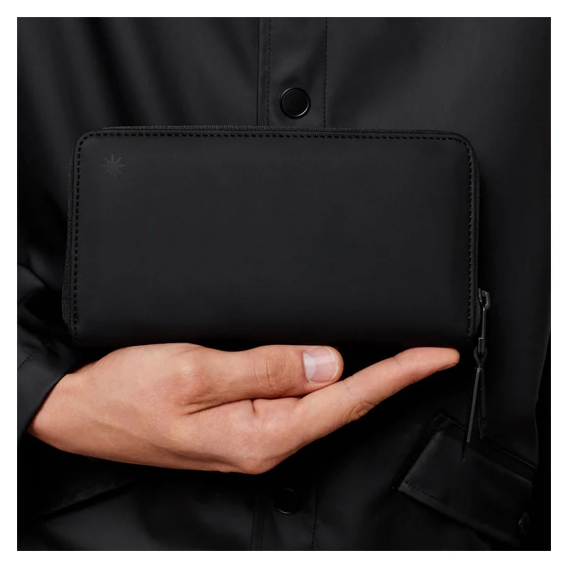 Black Unisex Waterproof Wallet main product photo