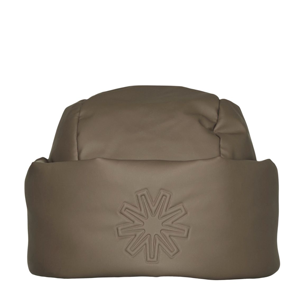 Tan Unisex Puffer Beanie main product photo