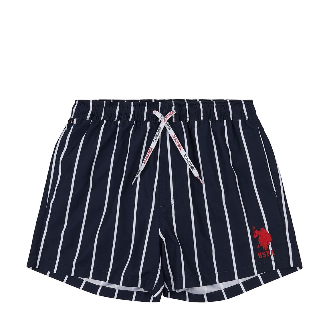 Navy Stripe Swimming Trunks main product photo