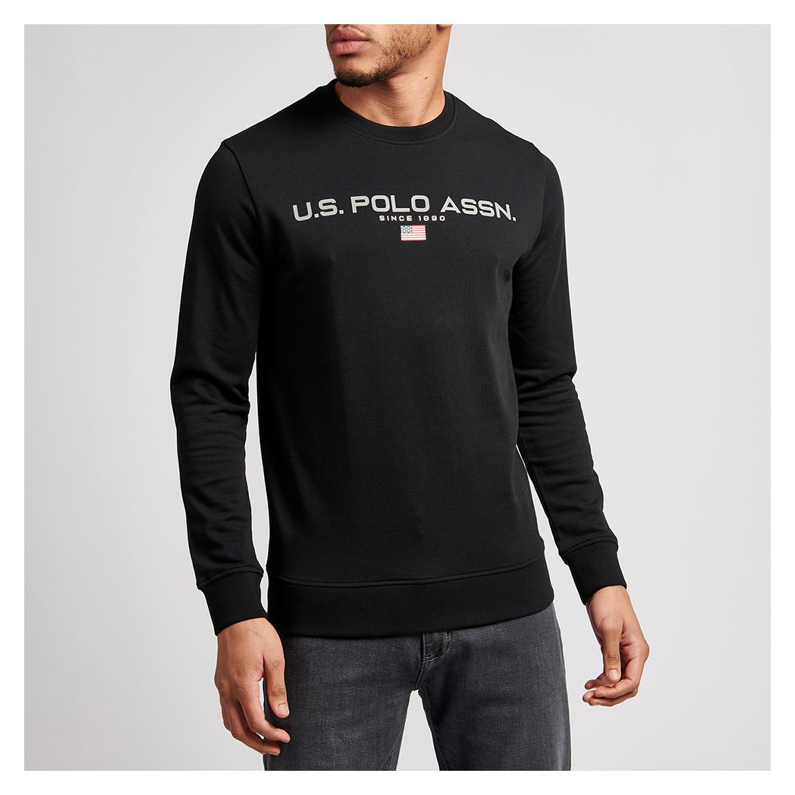 Black Long Sleeve Cotton Top main product photo