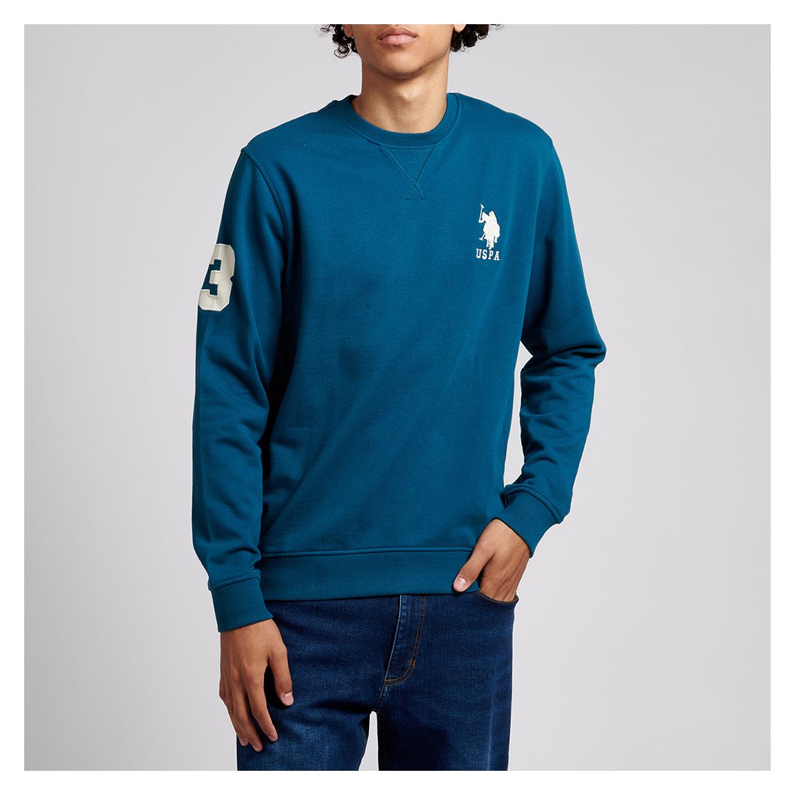 Blue Core Cotton Sweatshirt main product photo