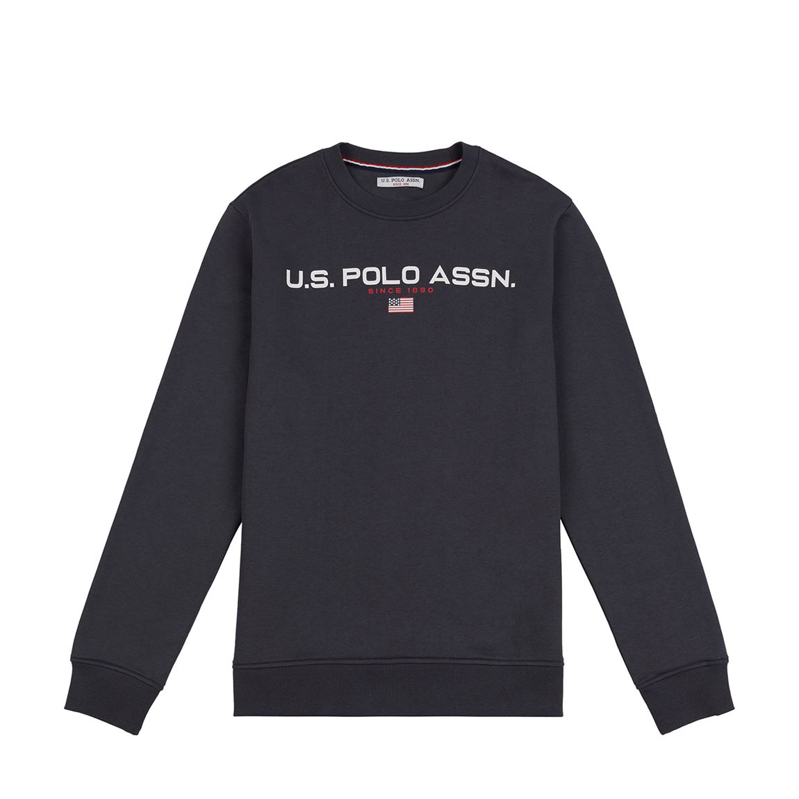 Charcoal Chest Logo Cotton Blend Sweatshirt main product photo
