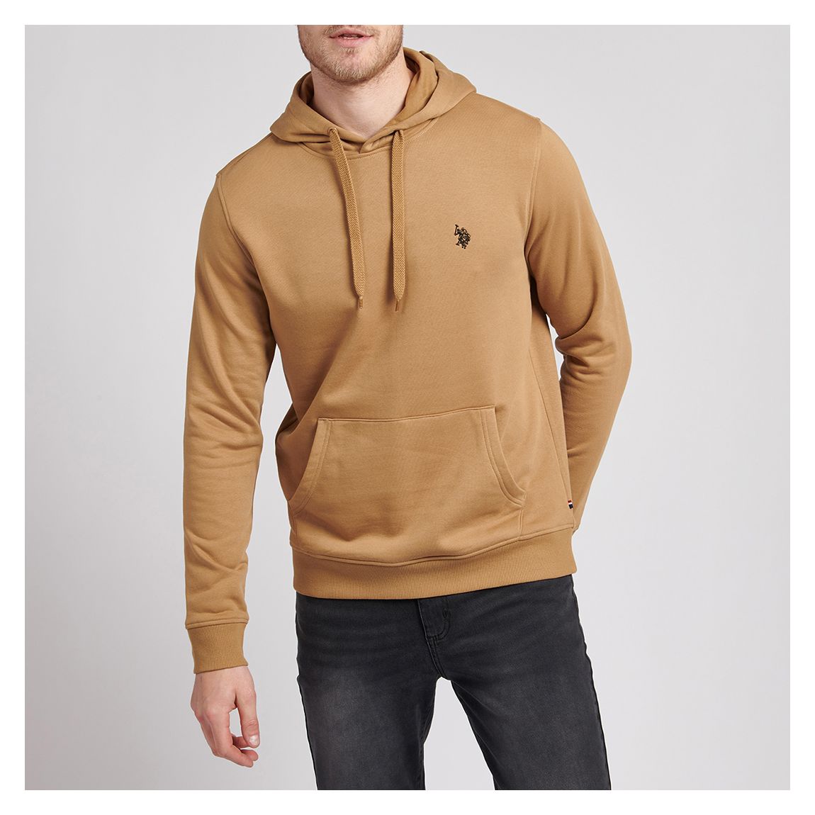 Camal Cotton Blend Hoodie main product photo