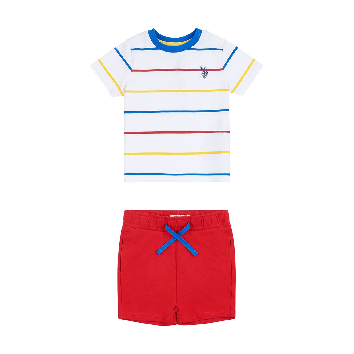 Multi Stripe Tee and Short Set main product photo