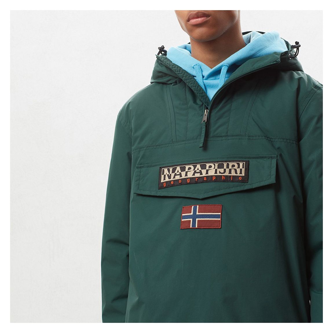 Green Rainforest Winter Anorak main product photo
