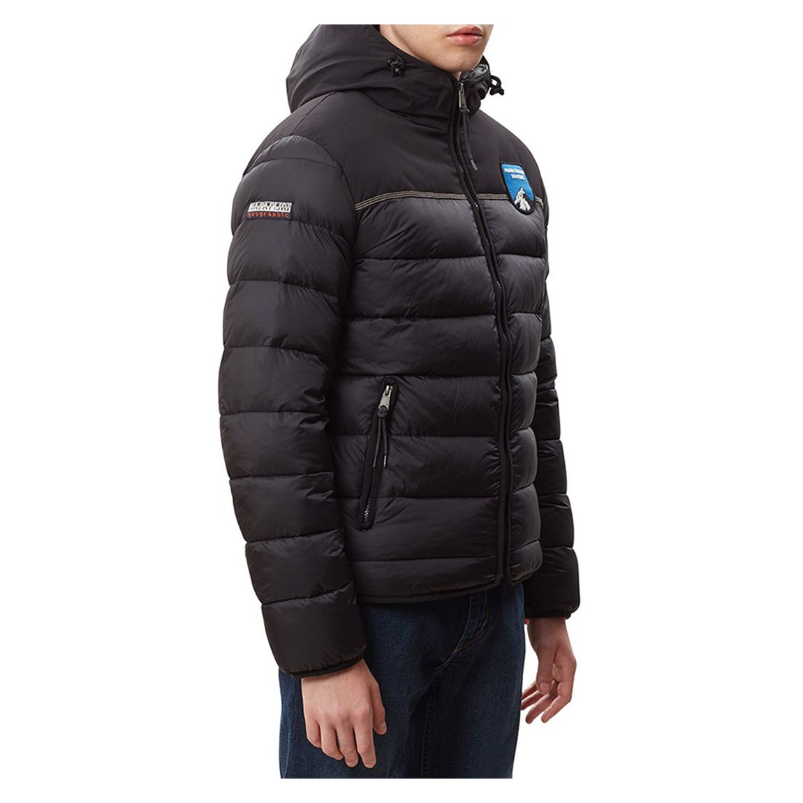 Black Puffer Aric Jacket main product photo