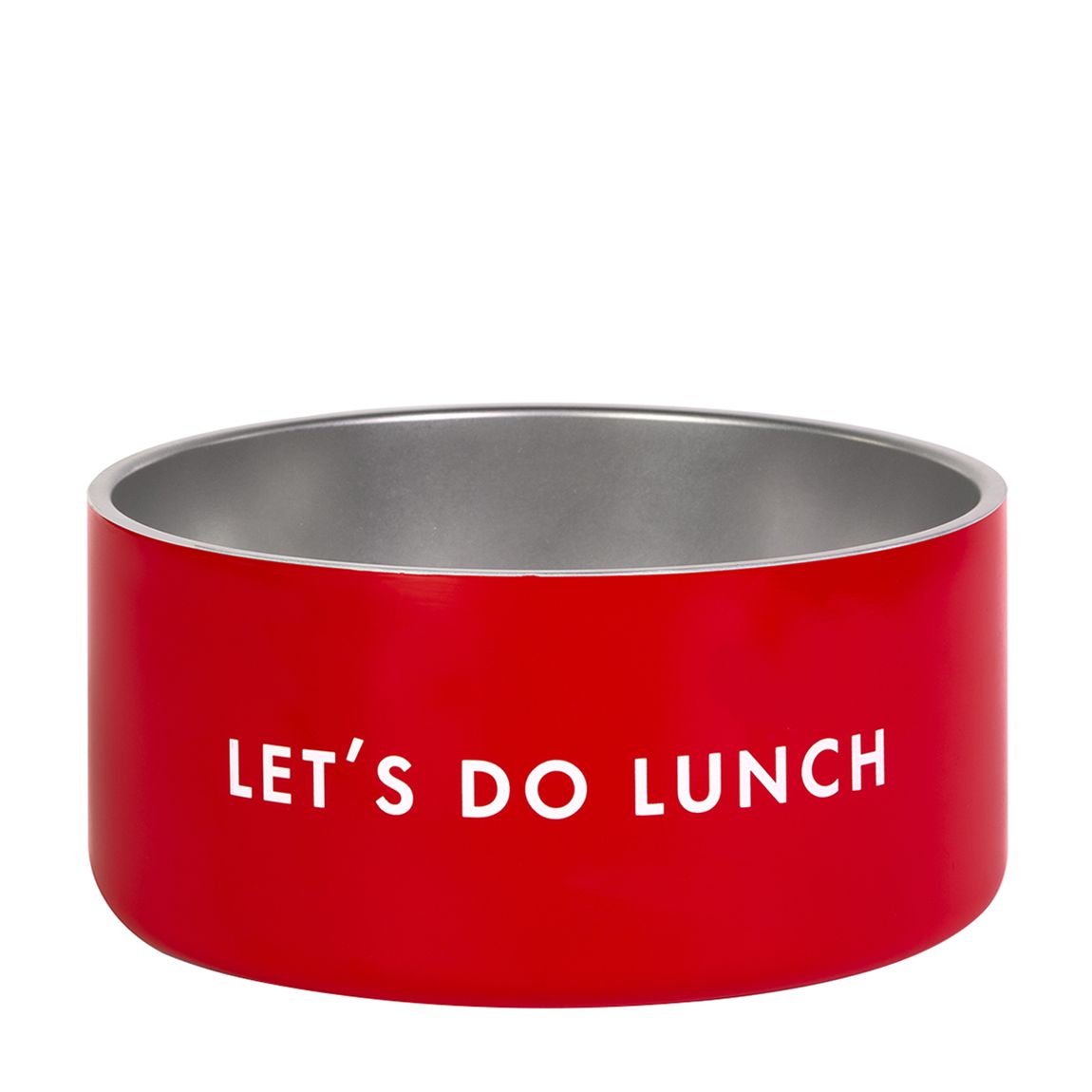Pet Bowl (M/L), Colorblock Red/Pink (Let's Do Lunch) main product photo