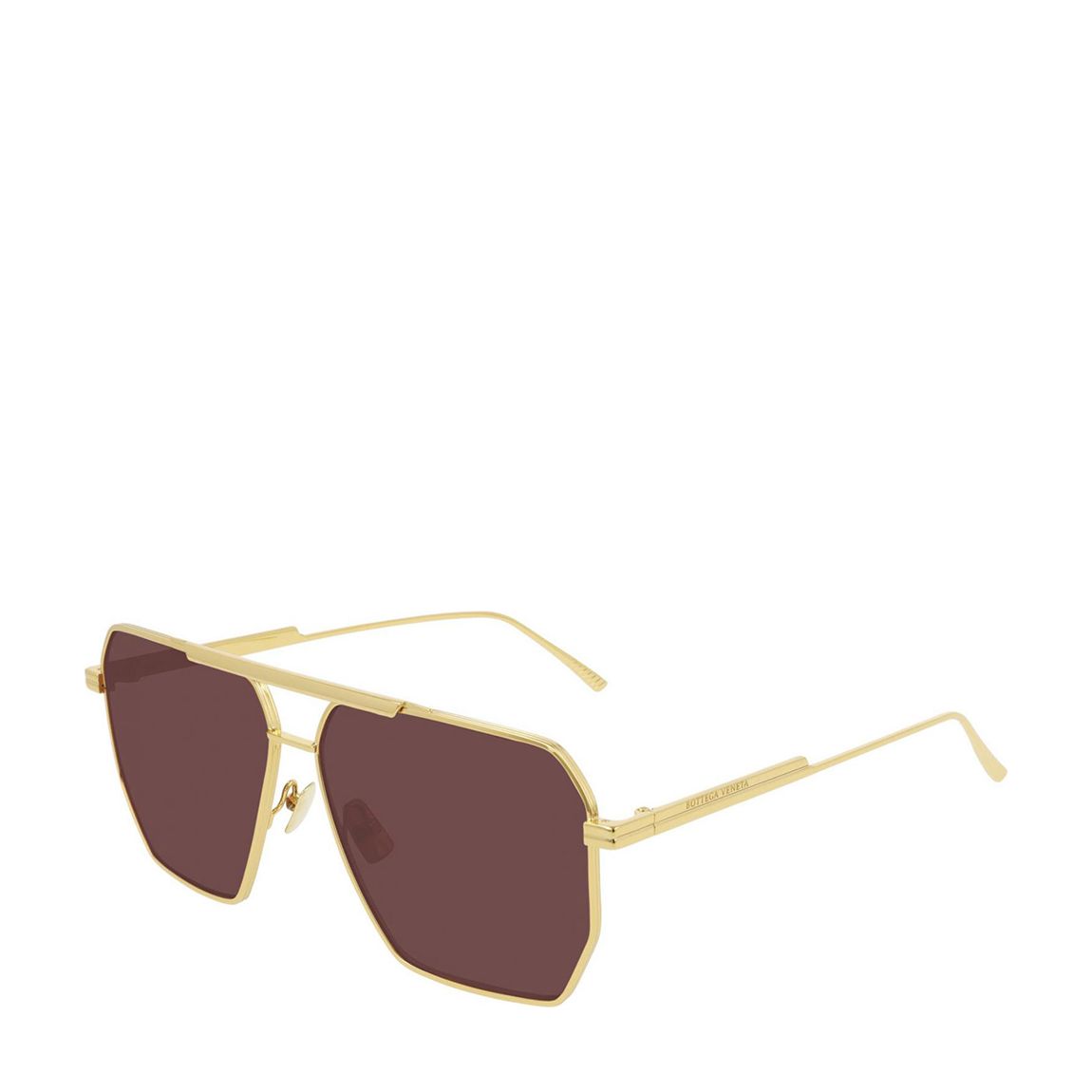 Mens Gold Bottega Veneta Sunglasses main product photo