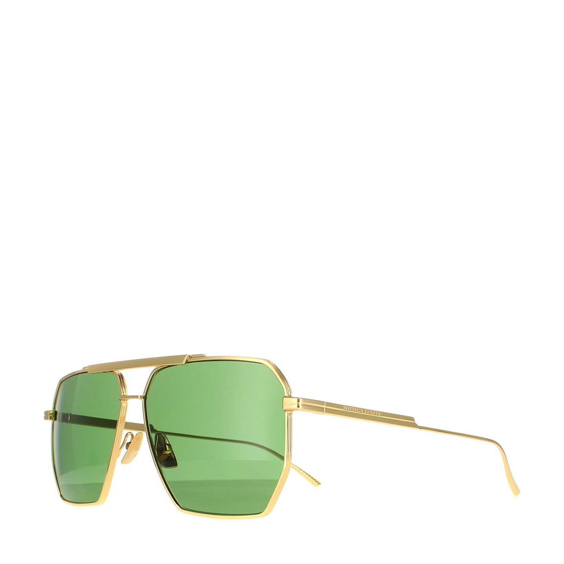 Mens Gold Bottega Veneta Sunglasses 60mm main product photo