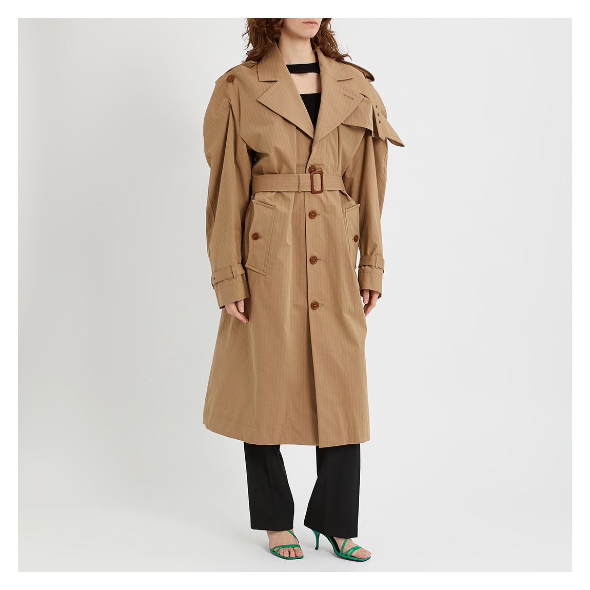 Camel Everest Cotton Trench Coat main product photo