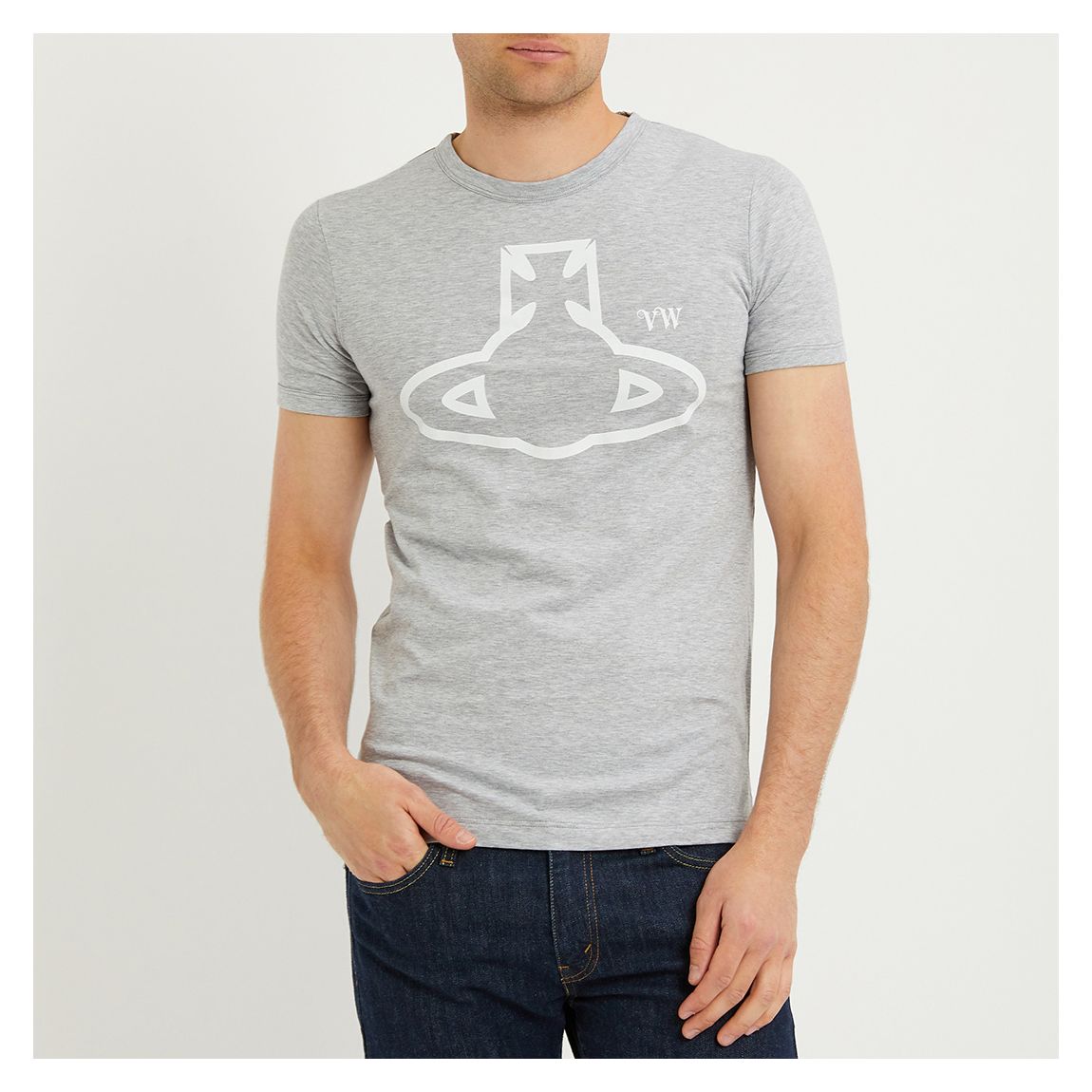 Grey Classic Cotton T-Shirt main product photo