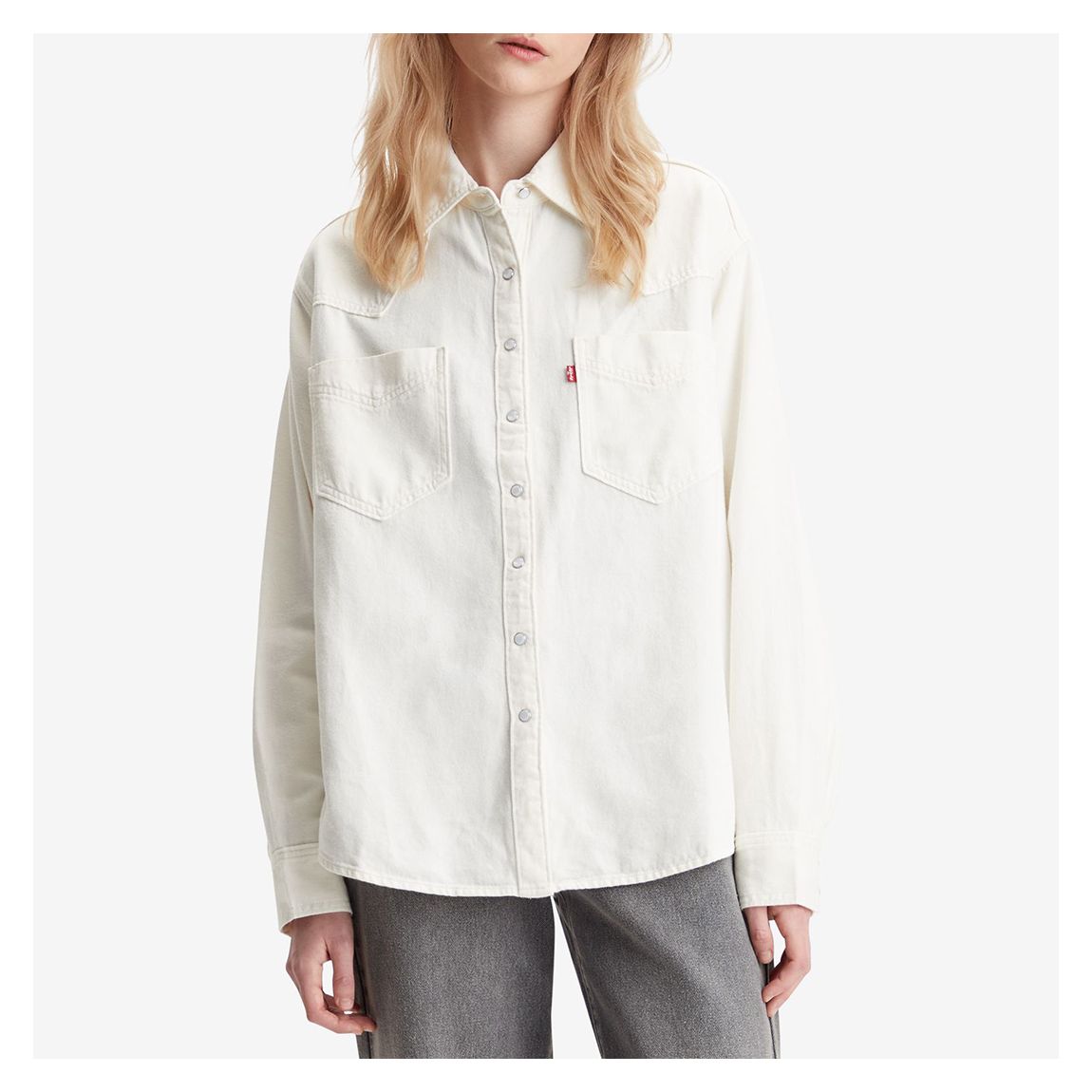 Ecru Donovan Western Shirt main product photo