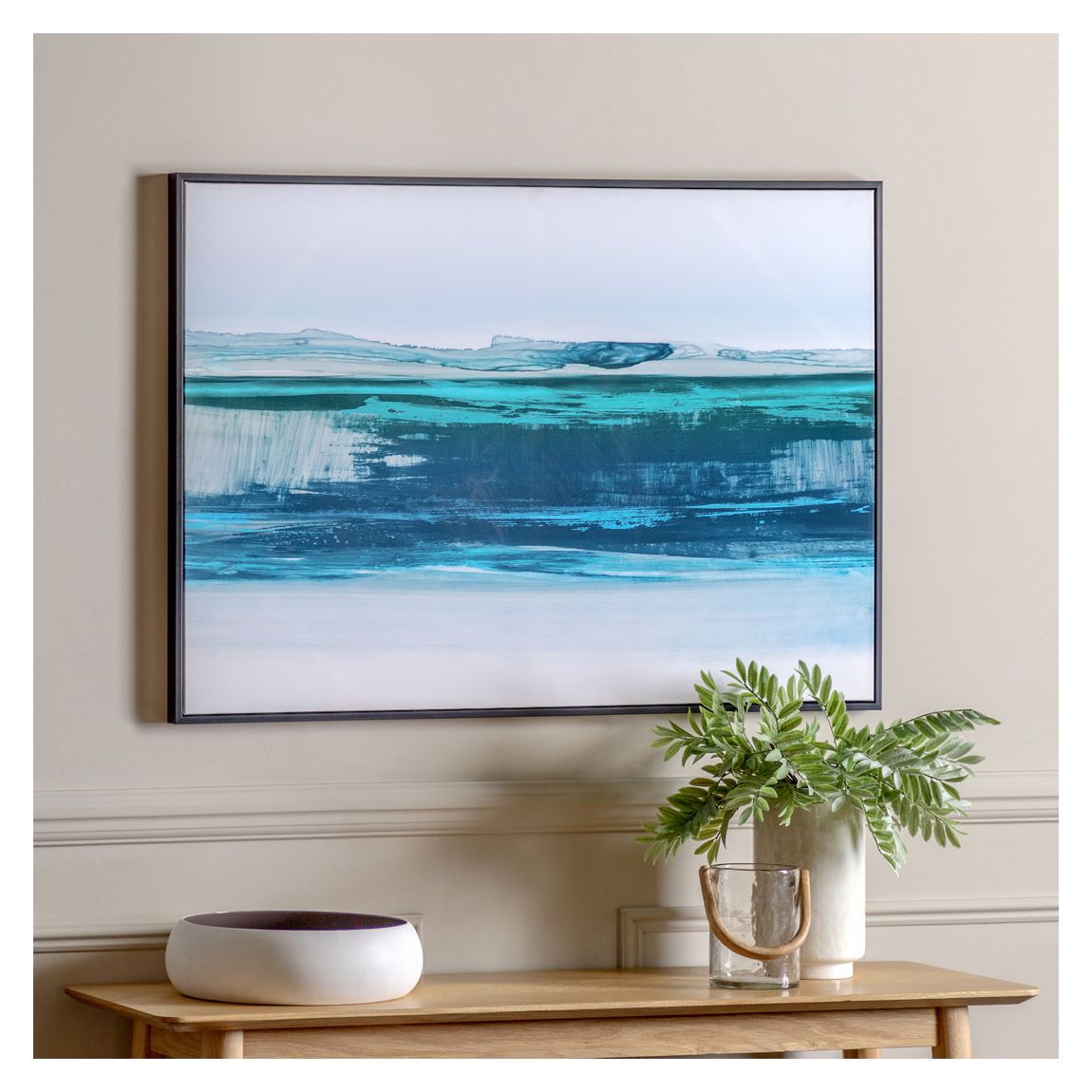 Azul Lake 70x100cm Framed Canvas main product photo