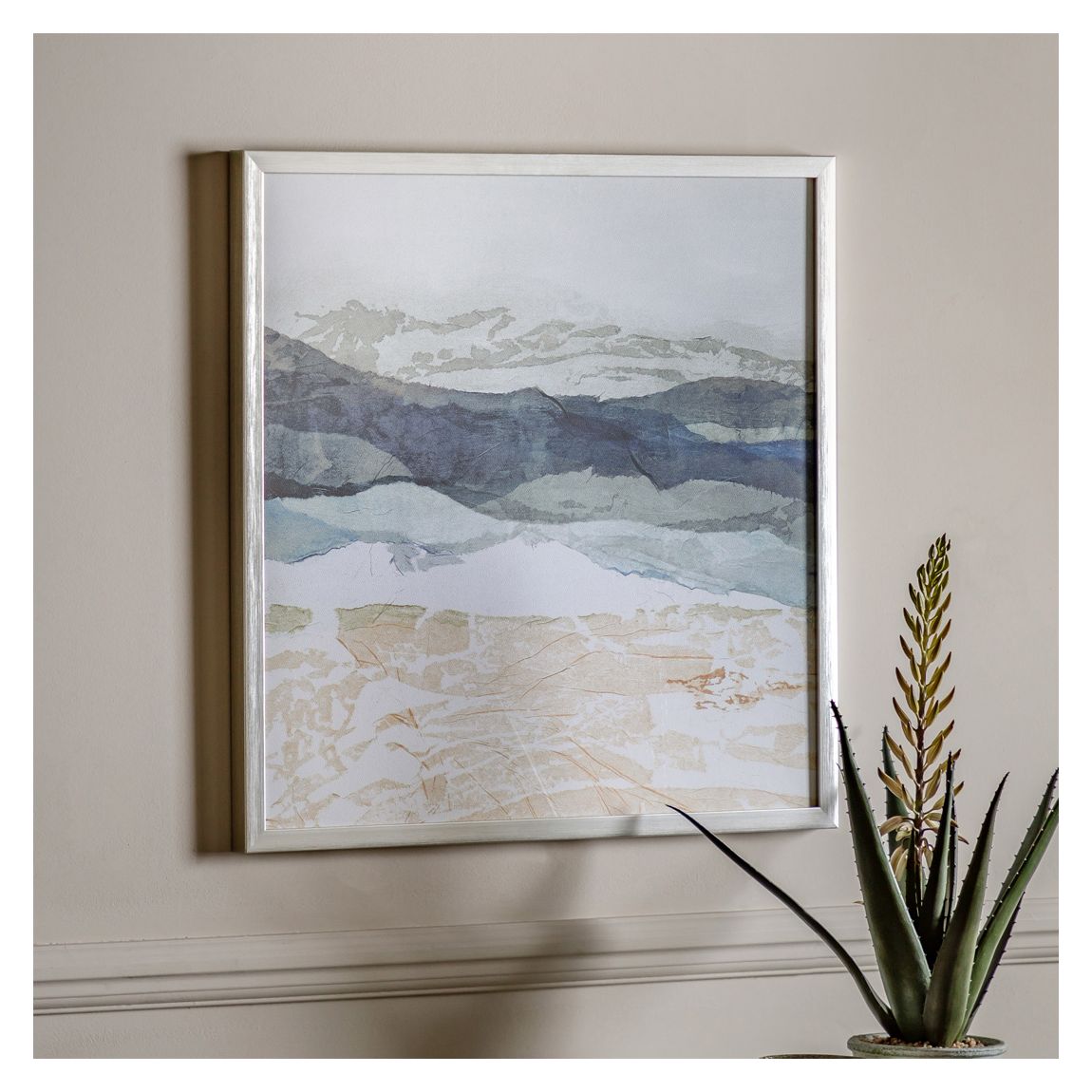 Mountain Line 1 70x70cm Framed Print main product photo