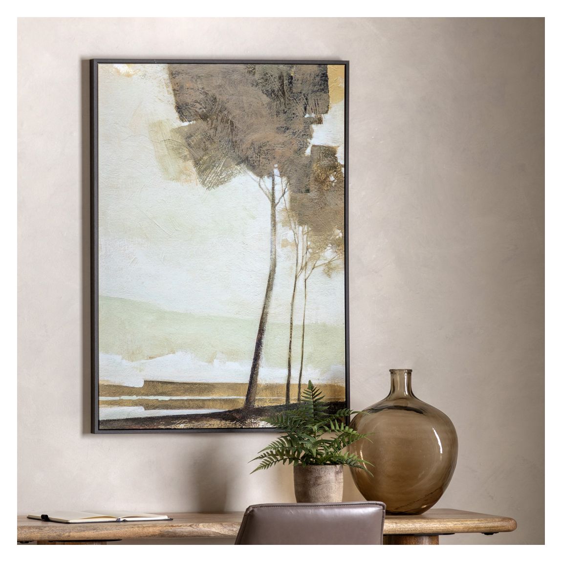 Three Trees 70x100cm Framed Canvas main product photo