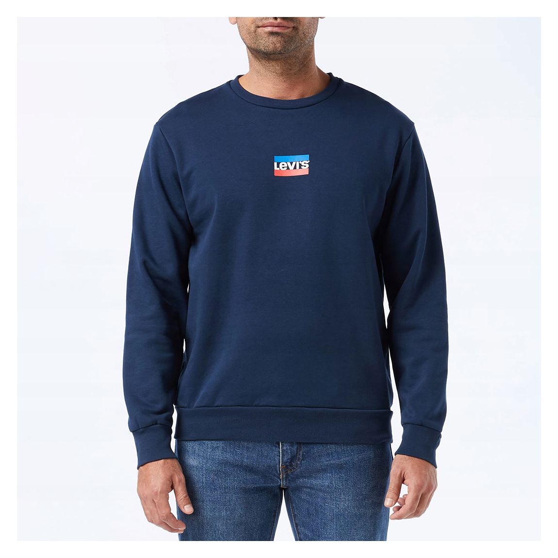 Navy Standard Cotton Blend Sweatshirt main product photo