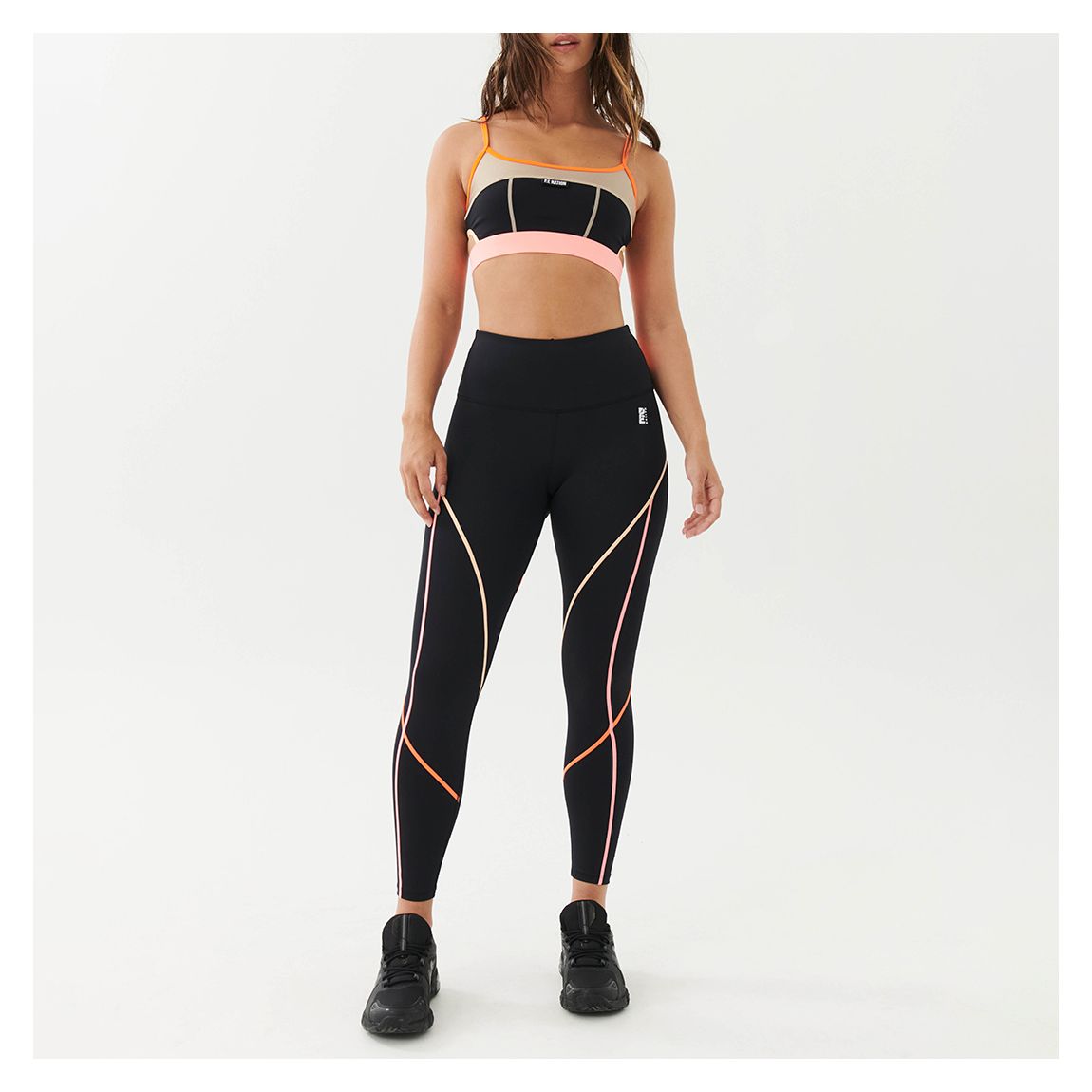 Black Double Cross Legging main product photo