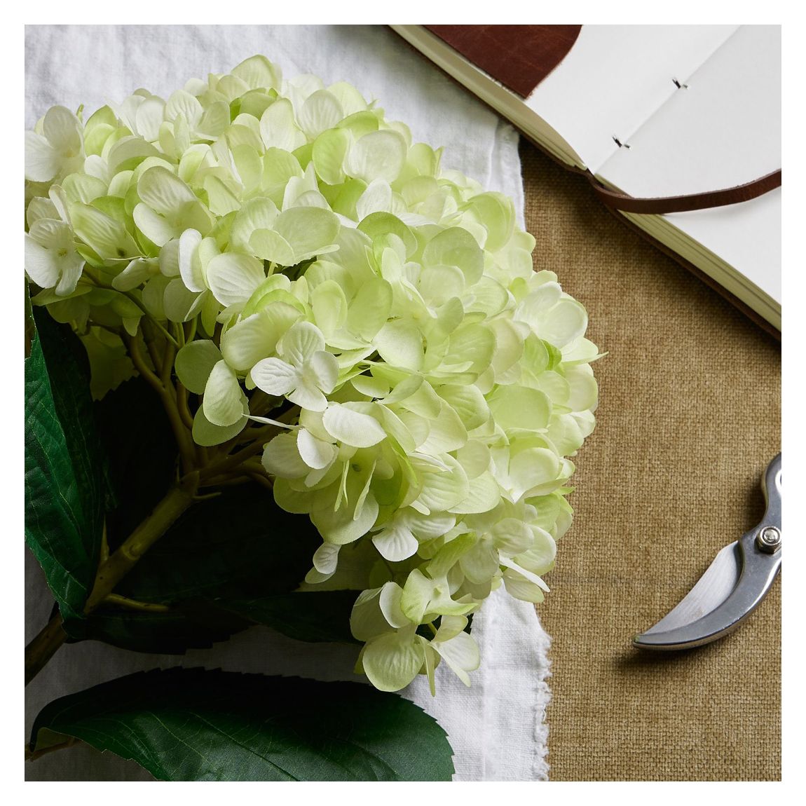 Oversized Faux Green Hydrangea main product photo