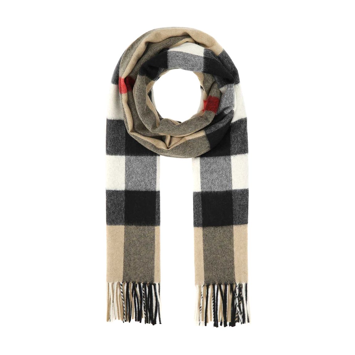 Beige Cashmere Burberry Scarf main product photo