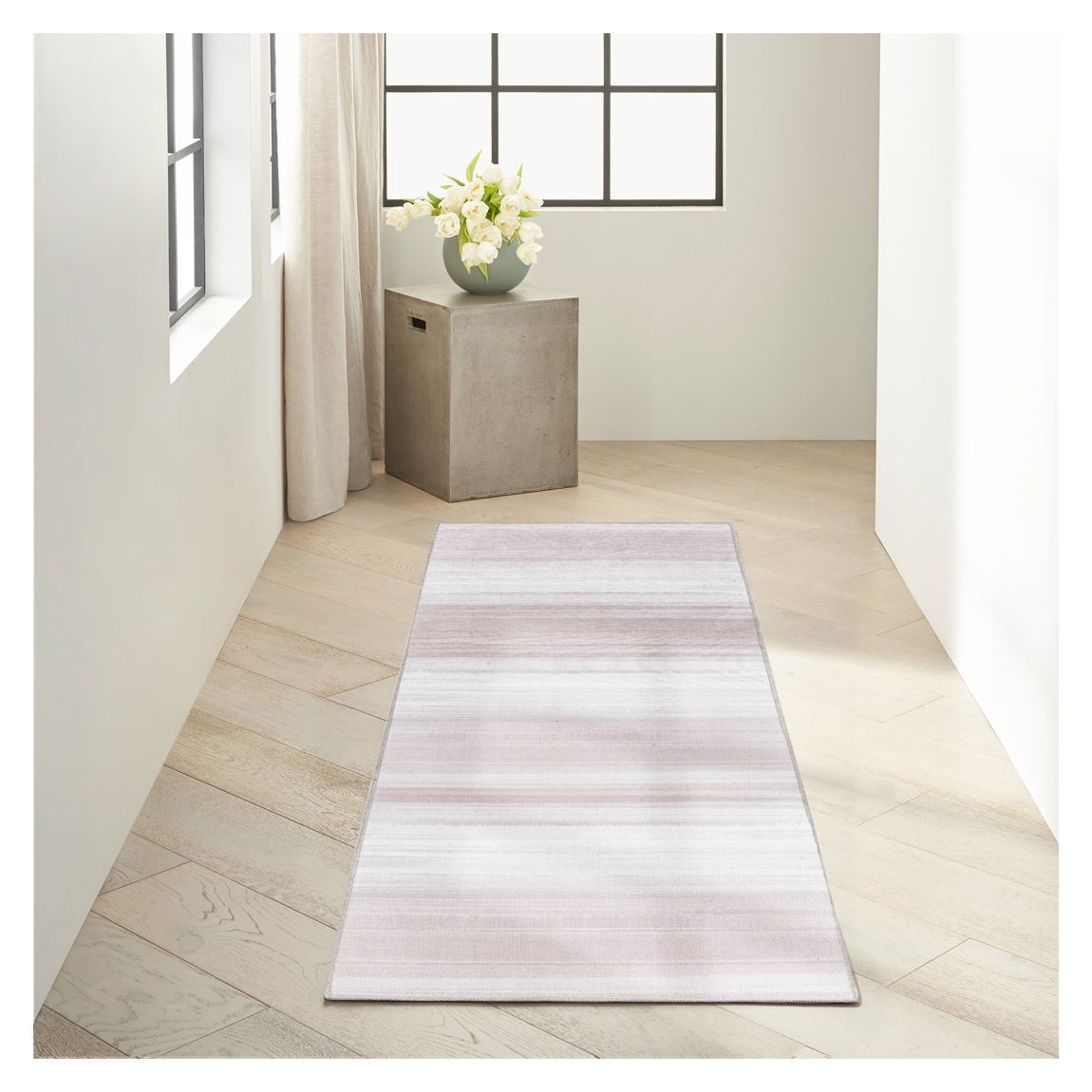 Launder LDR01 229 x 66cm Rug, Navy main product photo
