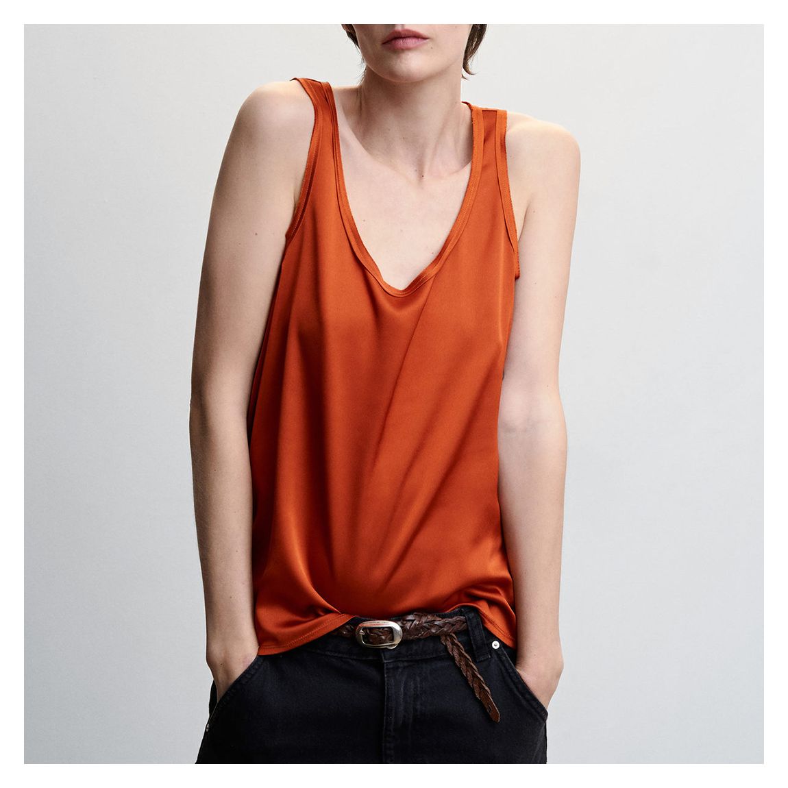 Russet Essential Strap Top main product photo