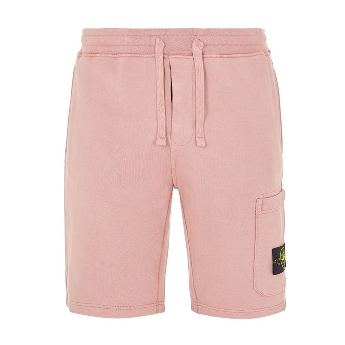Pale Pink Garment Dyed Cotton Shorts main product photo