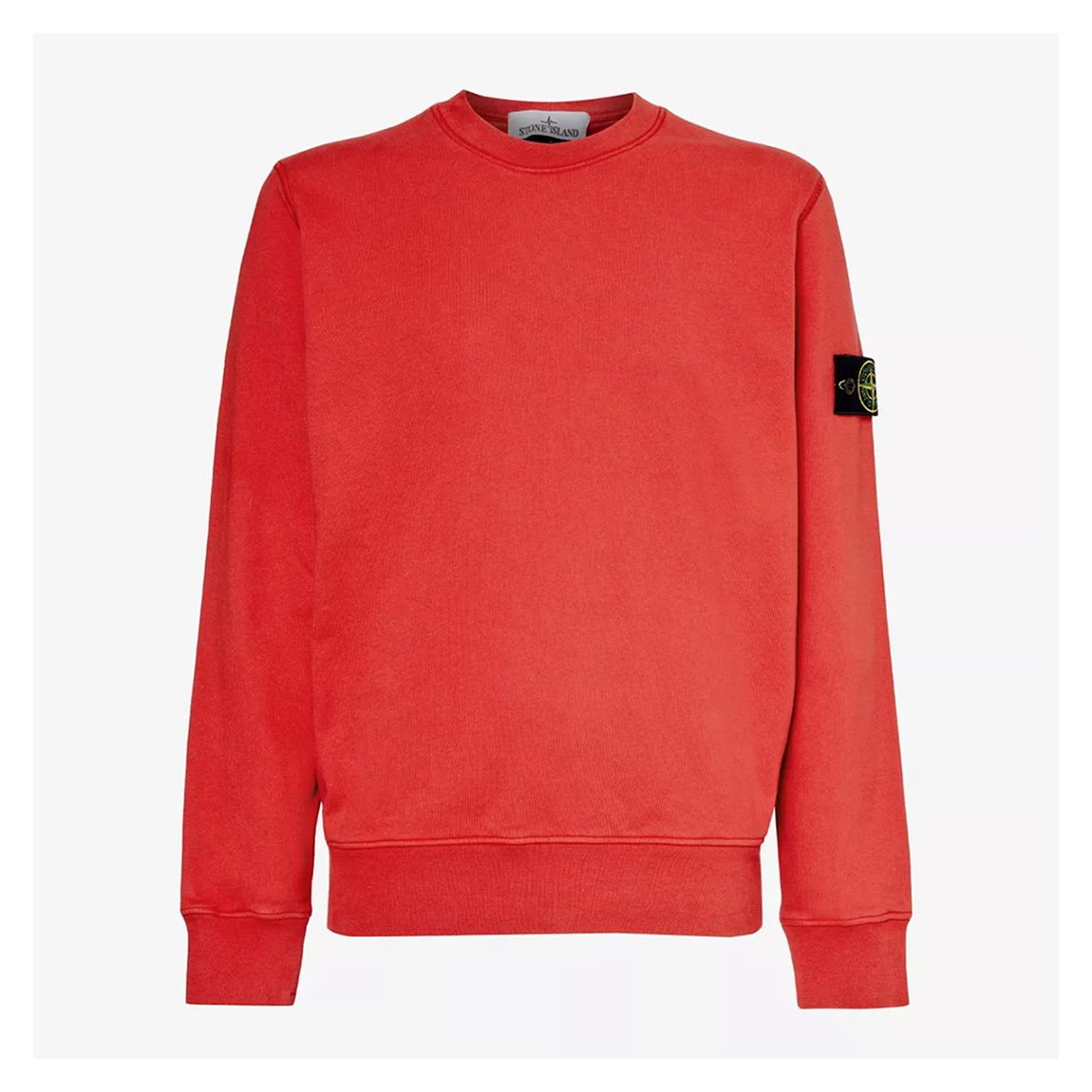 Orange Cotton Fleece Sweatshirt main product photo
