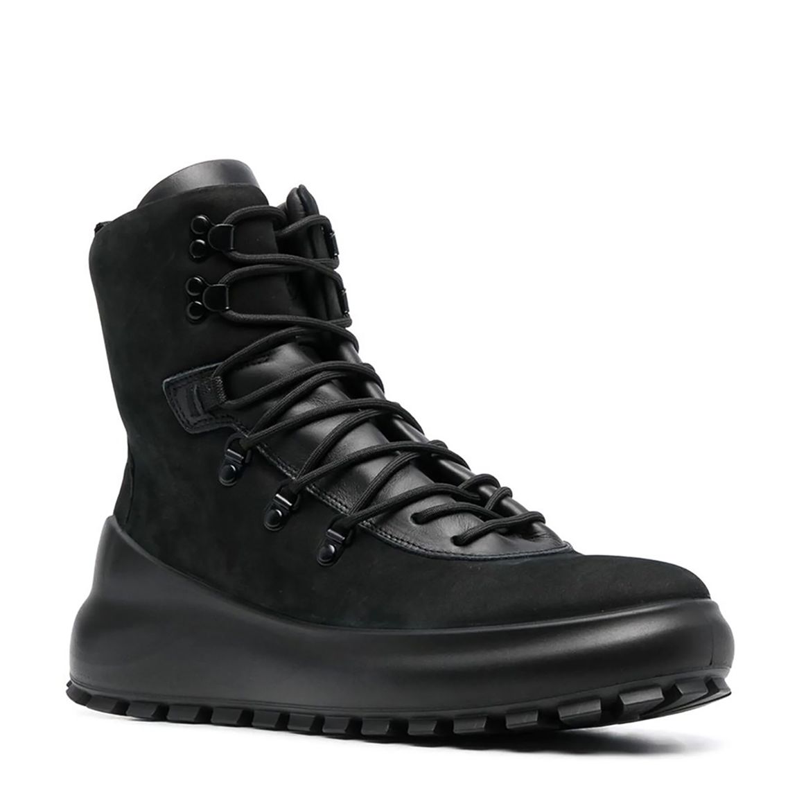 Black Field Leather Boots main product photo