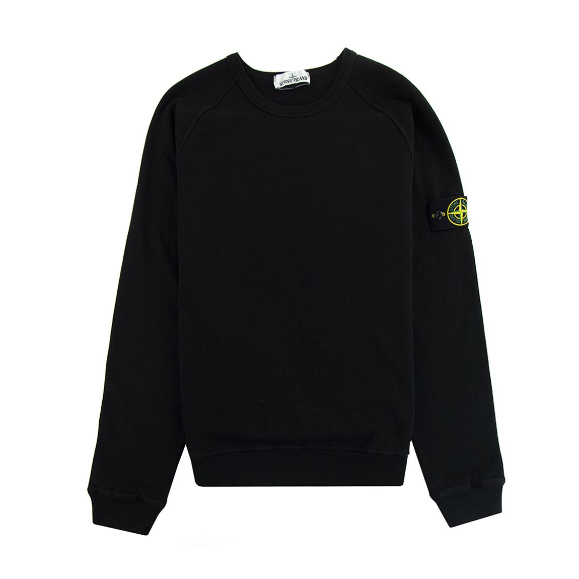 Black Garment Dyed Cotton Sweatshirt main product photo