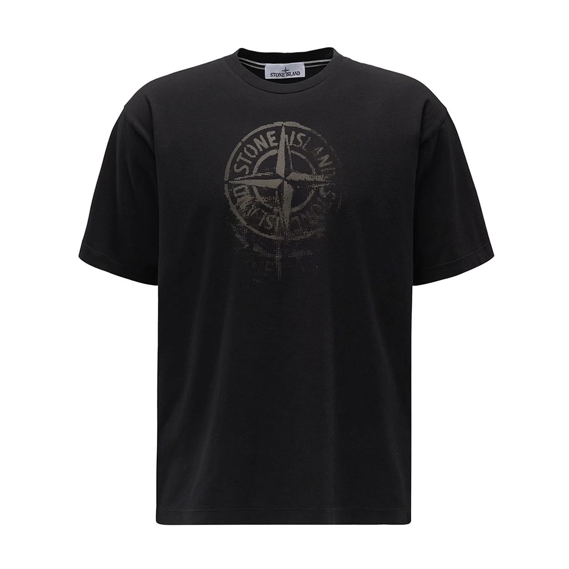Black Compass Logo Cotton T-Shirt main product photo