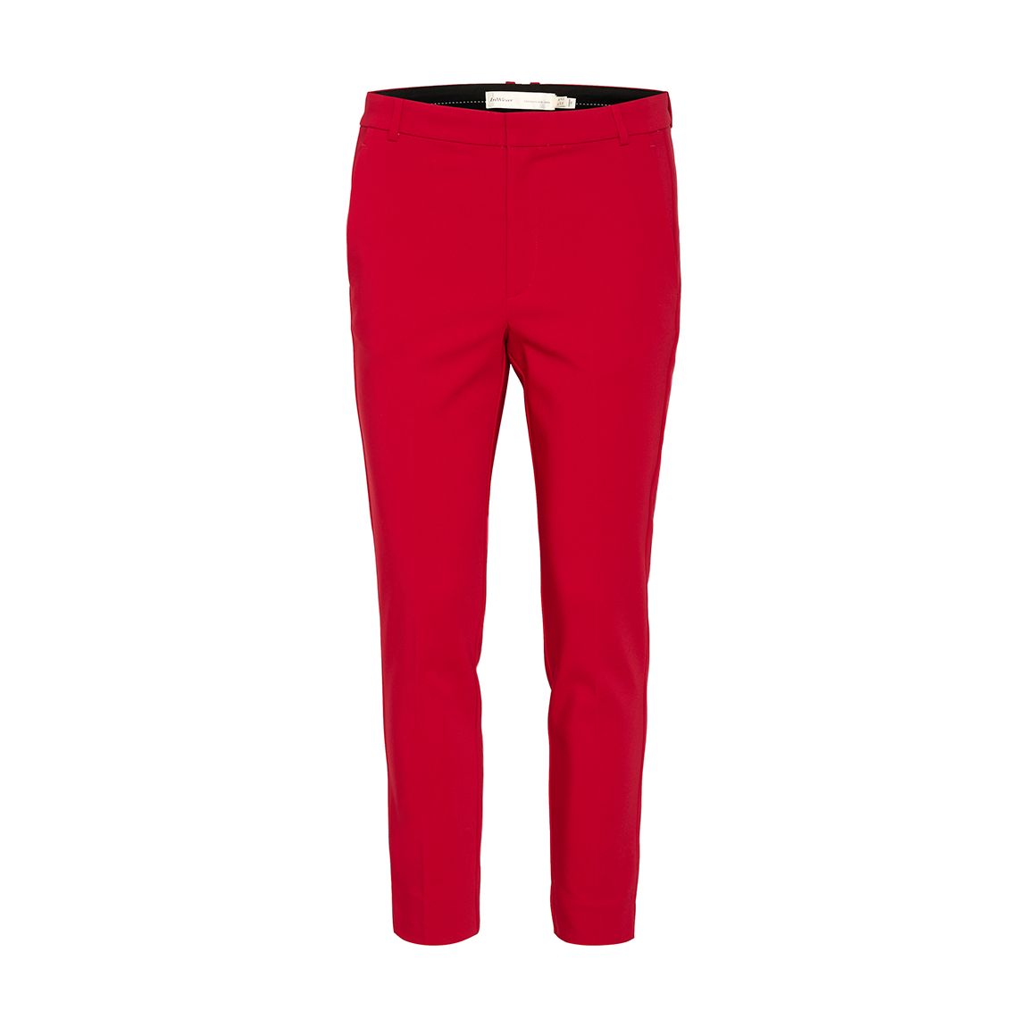 Red Straight Trousers main product photo