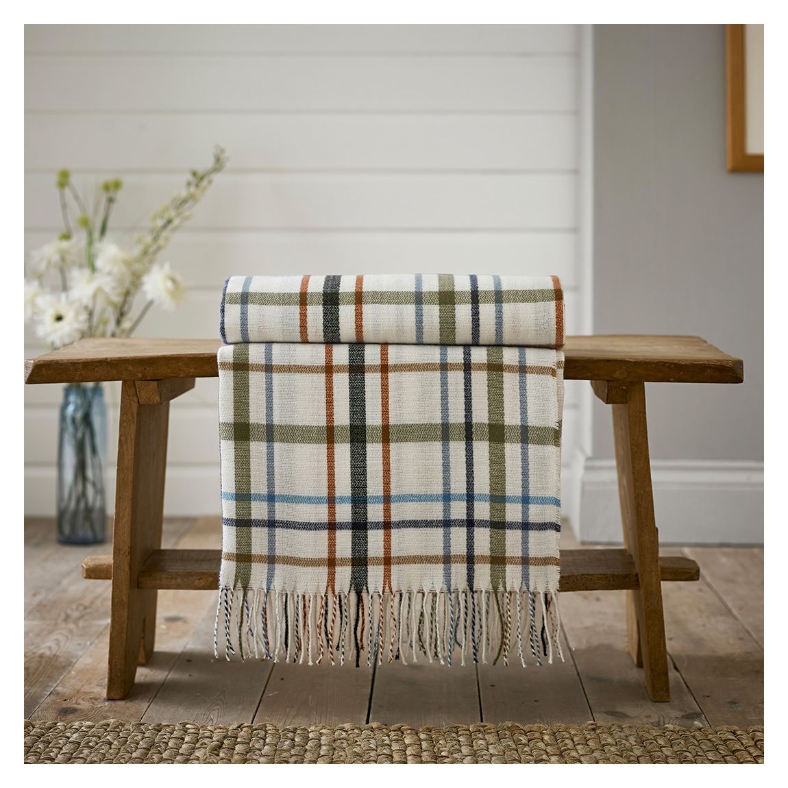 Buxton Yarn Dyed Woven Throw, Multi main product photo