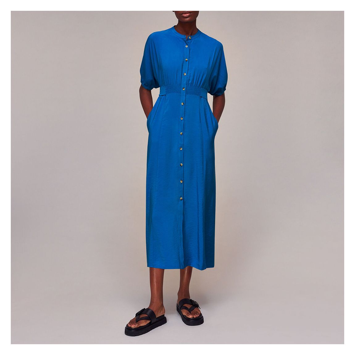 Blue Amber Midi Dress main product photo