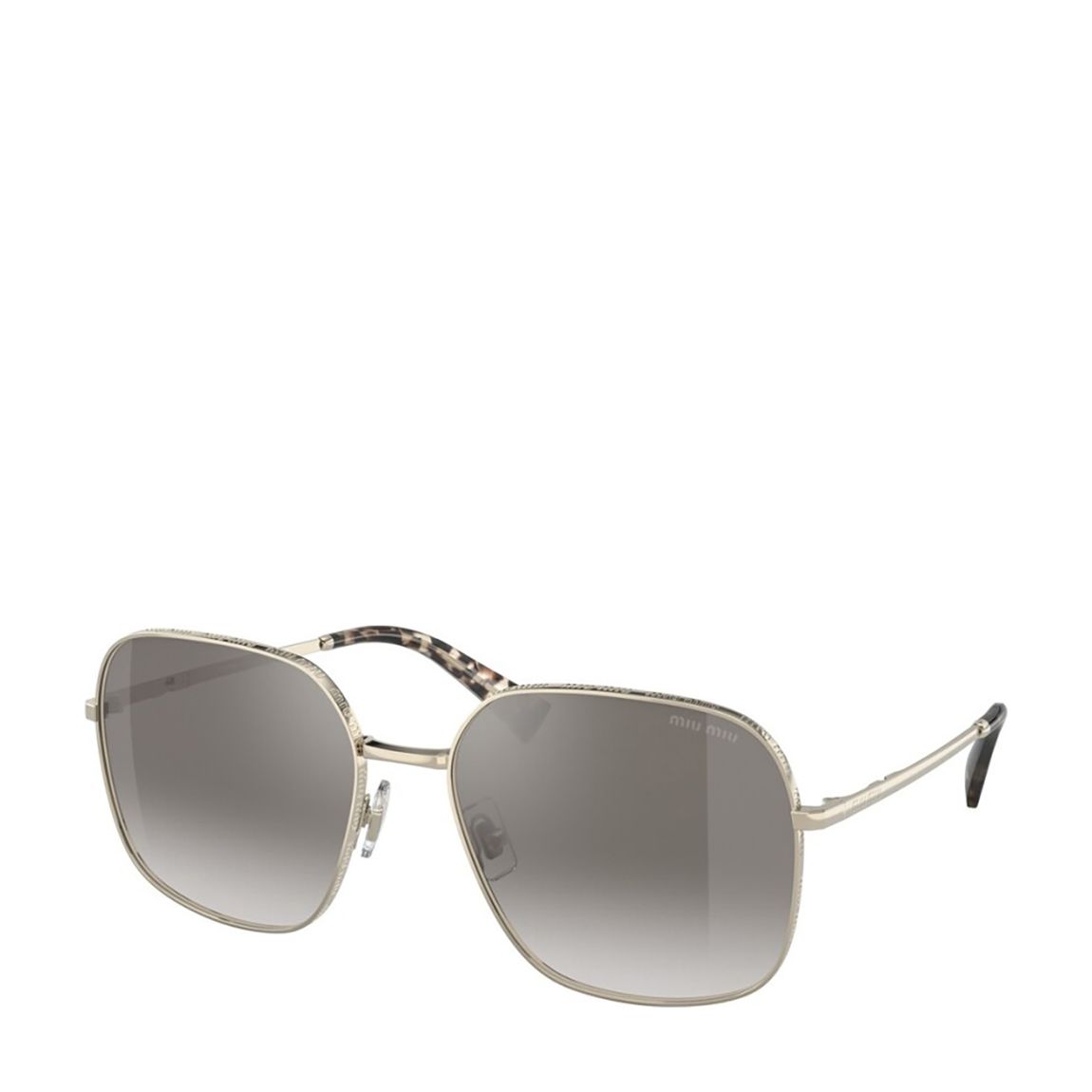 Women's Silver Miu Miu Sunglasses 55mm main product photo
