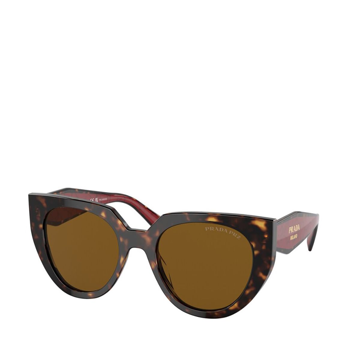 Women's Brown Prada Sunglasses 52mm main product photo